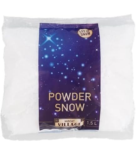 Baker Ross Neige Instantanée FX916 - Pot 100g Pour 1600g De Fausse Neige - Décoration Noël Artisanat Enfants