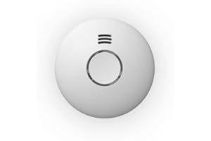 Detector de Humo Inteligente de QNECT - Funciona con WiFi, Compatible con Alexa y Google Home, Conéctalo a tu Smartphone