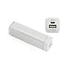 Produktbild iprotect Mini 2200mAh Power Bank Externer Akku Pack und Ladegerät Cube in weiß für Smartphones und Andere USB-Geräte inkl. Micro USB Kabel