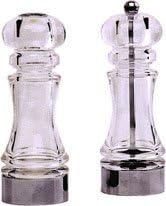 Acrylic Pepper Mill and Salt Shaker Set
