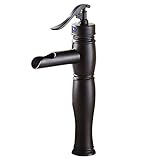 2.Hochwertigem Niedrig Blei Massivem Messing,Nostalgie klassischen matt Schwarz Oil Rubbed Bronze Gebürsteter Oberfläche,Oxidationsbeständig und Rostschutz