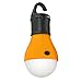 Produktbild LED Campinglampe, Zeltlampe, Schrankleuchte mit Hakenhalterung für komfortable Befestigung, Farbe schwarz/orange; Marke: Ganzoo
