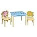 Kids table and chair set animals | 1 table with 2 chairs | children's furniture set