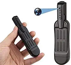 SPY 360 Mini Camera T189 Full HD 3-4 Hours Recording Time and Charging Time 2 Hours 1080P Secret Camera Wearable Small Pen Camera Mini DVR Digital Mini DV Camera