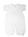 White 100% Cotton Boy's Christening Baptism Knit Longall Short Sleeve 9 Month Size: 9 Month (Baby/Babe/Infant - Little ones)