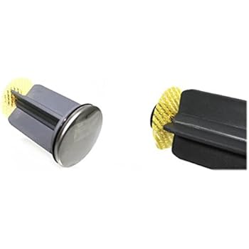 Haarsieb Haarfänger 10er Waschbecken mit Hebestopfen Waschtisch Sieb