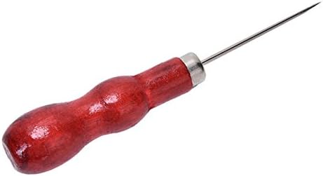 FamilyFirst Tradings Wooden Handle Beading Awl Reamer Jewellery Making Strong Tool Punching Needle