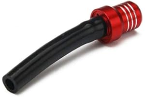 FAST PRO Tapón del tanque de combustible universal Tubo de la manguera de ventilación Tubo de ventilación Motocross Motocicleta Suciedad Pit Bike Billet (Rojo)