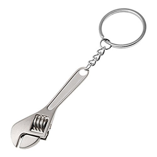 Preisvergleich Produktbild Bluelans® Silber Mini Handwerkzeug Schraubenschlüssel Schlüsselanhänger Neuheit Weihnachtsgeschenk Taschenanhänger