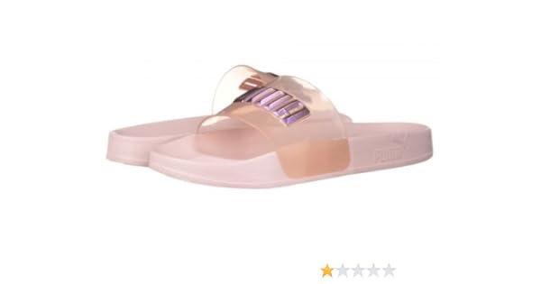 glitter puma slides