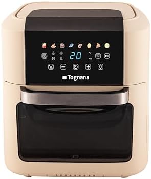 Tognana Iridea, Friggitrice e Forno ad Aria 11 L, Plastica-Acciaio Inox, Champagne