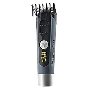 CARRERA 622 Professional Beard Trimmer for Men | Rechargeable USB - Wireless Hair & Beard Trimmer with LED & 2 Variable Combs