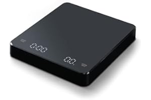 VIA CREMA Barista Scale Exact Precision Scales avec minuteur, 0,1 oz / 1 g à 2000 g (COFFEE SCALE)