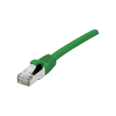 DEXLAN Cordon patch RJ45 s/ftp sur cable cat 7 LS0H vert - 0,5 m
