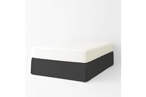 EasyCosy – Mantovana Giroletto Letto Singolo 90x200 cm – Modello ATENEA con Volant Lungo +32 cm – Coprirete e Rivestimento per Letto Contenitore – Colore Grigio