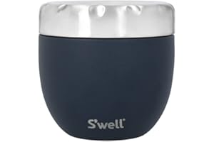 S'well Eats™ 2-in-1 Food Bowl with Screw-Top Lid, 636ml, Azurite, Triple-Insulated and Leak-Proof Food Flask for On-the-Go Eating up to 11h Cold/7h Hot
