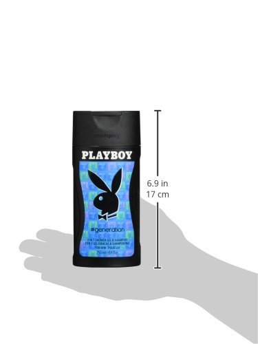 Playboy Generation men 2 in 1 Shower Gel und Shampoo 250 ml, 1er Pack (1 x 250 ml) - 3