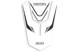 AZGRAPHISHOP Protège-réservoir en résine 3D compatible avec Triumph Tiger 900/GT/GT PRO/RALLY/RALLY PRO 2020 GP-680 (blanc)