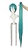 S-noilite® 32"/40" Fashion Vocaloid Hatsune Miku Cosplay Wigs Straight Hair Piece + 2 Ponytails Full Wig UK Ship (32" /80cm, Blue)
