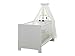 Furnline Olivia Nursery Furniture Room Set, Wood, White, 3-Piece