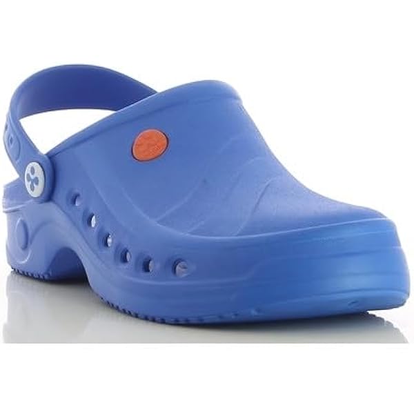 Zoccoli Sanitari Professionali Happy In EVA - Comodi E Leggeri, Design Unisex, Tacco 3cm (Blu, Taglia 39) - Foto 5
