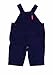 Toby Tiger Unisex Baby Cord Dungarees Navy 6 - 12 Months