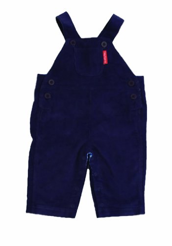 Toby Tiger Unisex Baby Cord Dungarees Navy 6 - 12 Months
