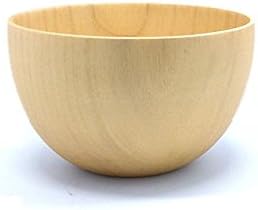 sweet kitchen -Natural log friendly Beech wood handmade wooden bowls adult baby children's wooden bowls tableware,Medium