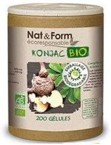 Nat&amp;Form eco bio Konjac vegetal gelules - 200 gélules
