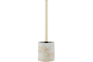 WENKO Toalettborsthållare Odos – toalettborsthållare, polyresin, 7,5 x 37 x 7,5 cm