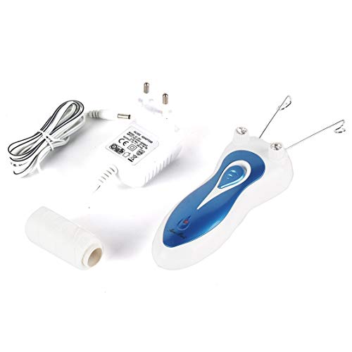 Preisvergleich Produktbild Hermosairis Elektrische Körper Gesicht Gesichts Haarentferner Defeatherer Baumwollfaden Depilator Rasierer Dame Schönheitspflege Maschine für Frauen