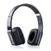 Bluetooth Headphone, Wireless Foldable Over-Ear Headset Stereo Noise-Canceling Headphone Headset with Built-in Microphone & Volume Control for iPhone Android Phones, Black RS.3449.00
