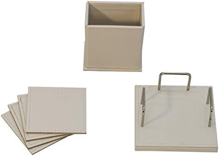 Pen Holder Memo Holder – Desktop Calendar Set of Faux Leather