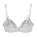 La Isla Women's Maternity Breast Feeding Wire free Padded Nursing Bra White 36C