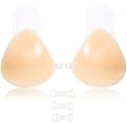 VicSec Push Up Silicone Invisible Bra, Sticky Reusable Washable Adhesive Bra for Strapless Backless Evening Dress A~DD Cup