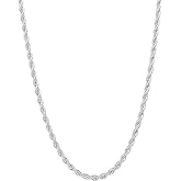 AEE&reg; Stainless Steel Men's Necklace Twisted Knitted Silver Color Unisex Women's Necklace Antiallergenic