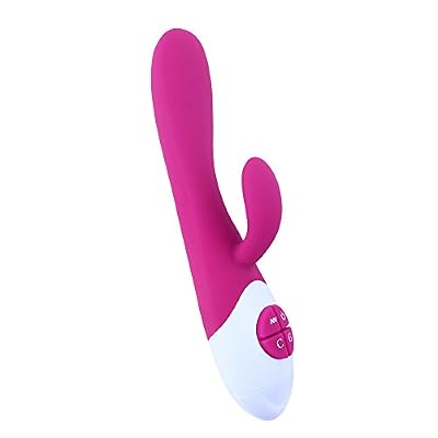 Acvioo Femme Vibromasseur en silicone Stimulateur clitoridien vibromasseurs de Point G étanche