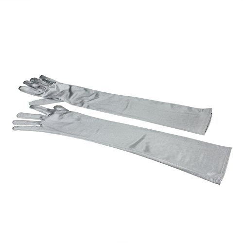 Liying Neu Lange Brauthandschuhe Fingerlos Handschuhe Hochzeit Party Damen Handschuhe Brautkleid - 3
