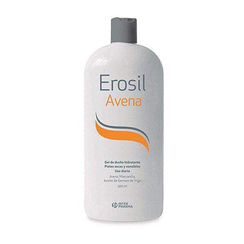 Interpharma EROSIL - Gel ducha con avena muy hidratante indicado para pieles secas y sensibles, 500 ml