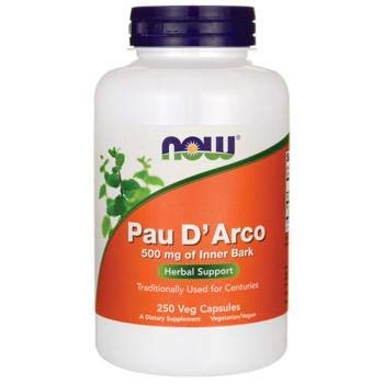 NOW Foods - Pau d'Arco corteccia interna 500 mg. - 250 capsule