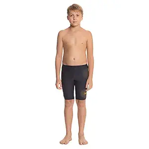Speedo Tech Placement Jammer for Boys (Color: True Navy/Mango)