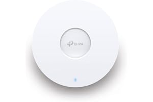 TP-Link Omada EAP610 Point d'accès WiFi 6 AX1800 planfonier, 1 Port Ethernet Gigabit Support PoE+, Itinérance Transparente, Omada Mesh