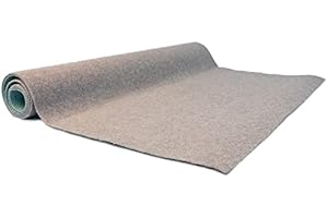 Floordirekt Tappeto da prato Farbwunder Pro – Tappeto da balcone – Tappeto artificiale Floordirekt per terrazza, balcone e tempo libero, disponibile in 6 colori (100 x 100 cm, beige)