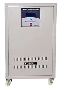 M/S NUMAX Energy Solutions 15KVA Static Heavy Duty Mainline Voltage Home Stabilizer (Grey)