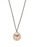 Emporio Armani EG3375221 Damen Collier Sterling-Silber 925 Rose Orange 44 cm