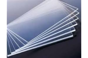 Pos Display Shop 1 x 2mm Plastic Acrylic Perspex Sheet for Replacement Glazing Shed Window 2Ft x 2Ft / 610mm x 610mm