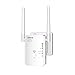 Produktbild Wlan Repeater AOYOOL N300 Universal Wlan Hotspot Signal Verstärker(Repeater/Router/AP 2.4GHz 300Mbps),WiFi Range Extender(Flexible Externe Antennen,WPS,Kompatibel mit allen WLAN Geräten) Weiß