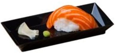 EMI Yoshi Small Wonders Black 5.12" by 2.5" Mini Rectangle Dish 200 ct