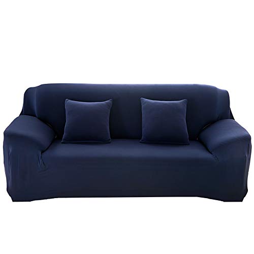 Vdual Funda de Sofá Elástica y Adapatable de 1/2/3/4 plazas,Cubierta Antideslizante y a Prueba de Polvo en Tejido Extensible para Niños y Mascotas