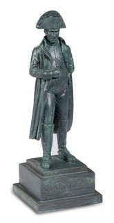 Preisvergleich Produktbild Napoleon-Statue, Farbe: Bronze-Grün, 17 cm